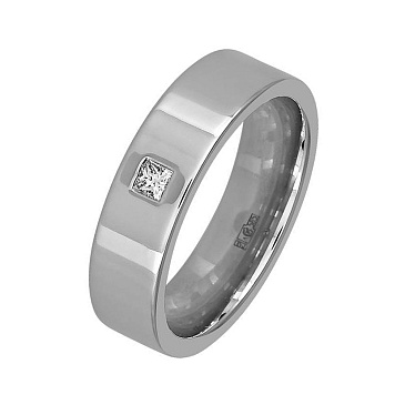 Обручальное кольцо с бриллиантом 212-010-154