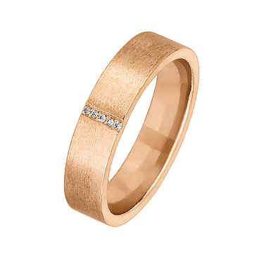 Обручальное кольцо с бриллиантами 202-050-356